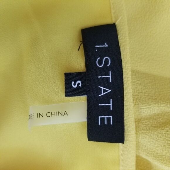 NWT. 1.state Yellow TANK TOP. SIZE S. - Picture 6 of 7